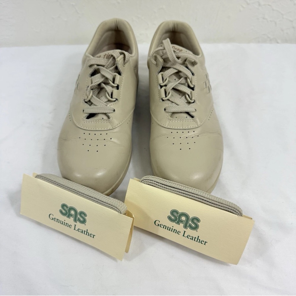 SAS Leather Sneakers in‎ Cream